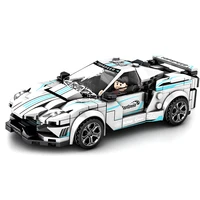 speed champions sports racing pull back car building blocks topspeed vehicle winner bricks classic model toys for children gifts