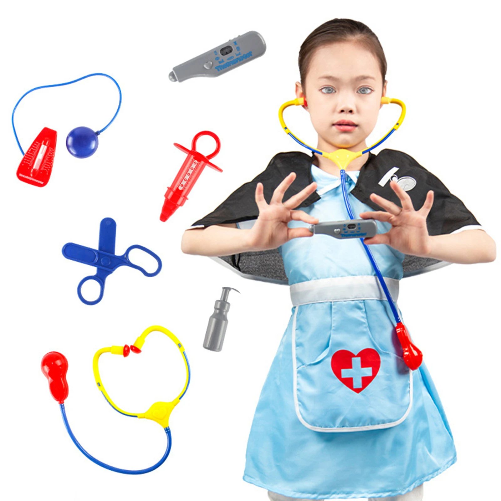 

Cosplay Toy Doctor Role-playing Costume Accessories Children's Play House Simulation Medical Equipment Pretending To Be Toys