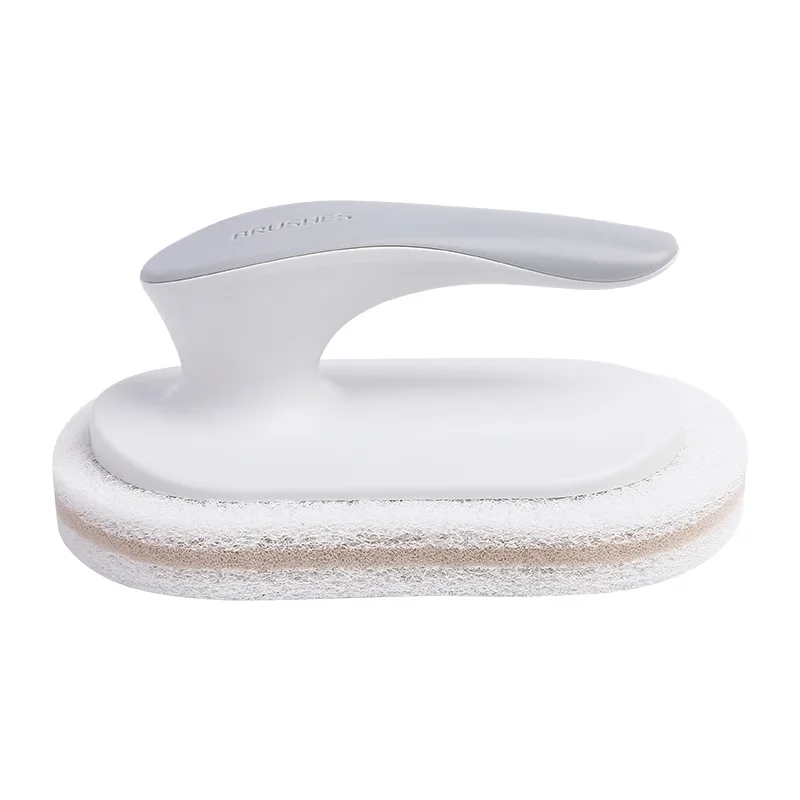 

1pcs Clean Brush Sponge Bathroom Handy Magic Sponge Eraser Bath Brush Tiles Brush Wash Pot Accessories Kitchen Cleaning Brush