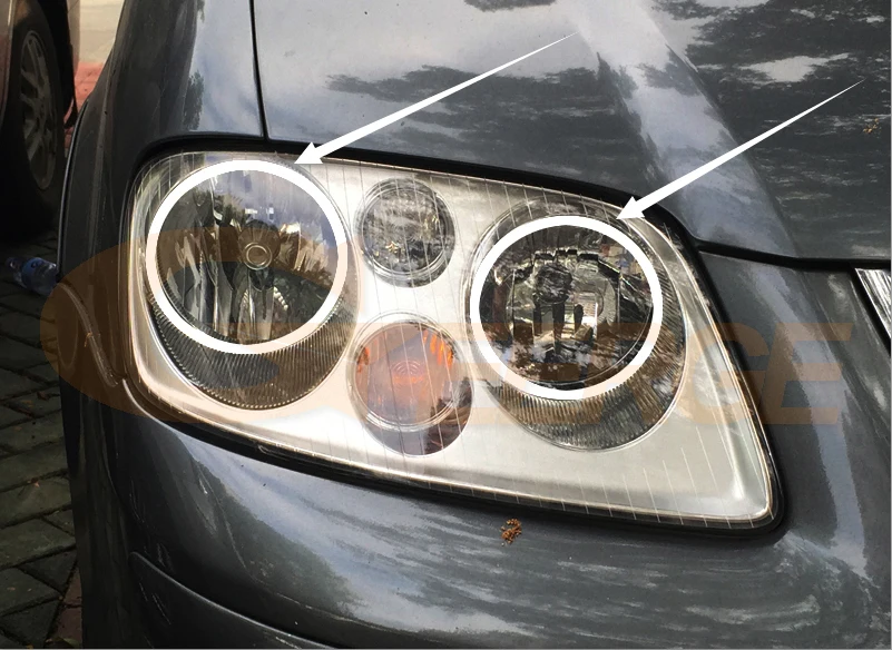 Для Volkswagen VW Touran 2003 2004 2005 2006 предлицевая сторона ультра яркий SMD СВЕТОДИОДНЫЙ