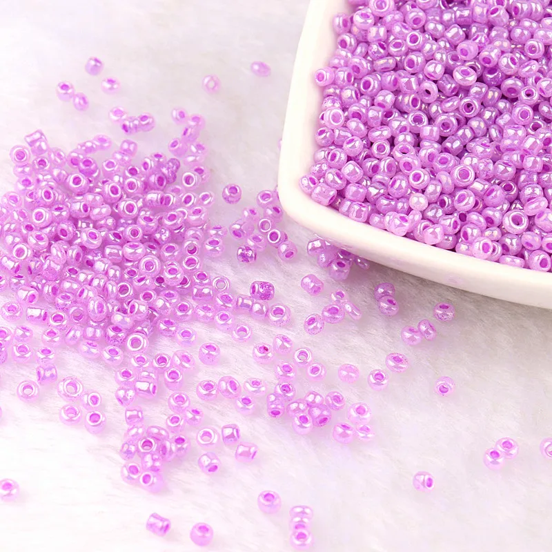 2 мм в диаметре различные Цвет крем Стекло чешские бусины Seedbeads для изготовления