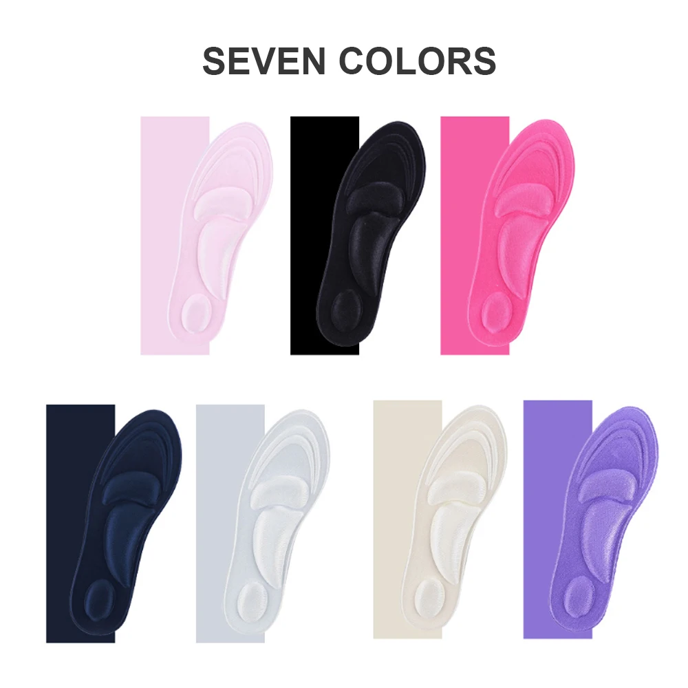 Стельки из пены с эффектом памяти удобные черные ортопедические стельки для