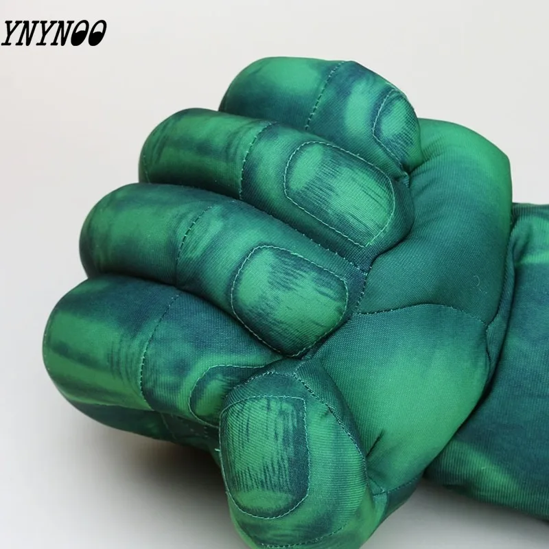 10 дюймов Marvel супер герой Железный человек перчатки невероятные Hulk Smash руки Человек-паук плюшевые перчатки шоу реквизит фигурка детские игрушки