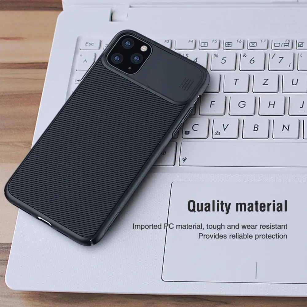 Для iPhone 11 Pro Max чехол Nillkin Camshield Защита камеры задняя крышка для чехол|Бамперы| |