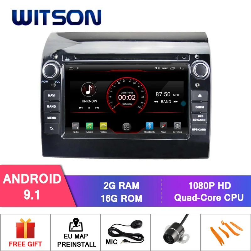 AC8227L Android 9.1 WITSON Android 9,0 ips HD экран для автомобиля FIAT DUCATO DVD gps Радио стерео 4 ГБ ОЗУ+ 64 Гб флэш 8 Восьмиядерный+ DVR/wifi+ DSP+ DAB+ OBD - Цвет: AC8227L Android 9.1