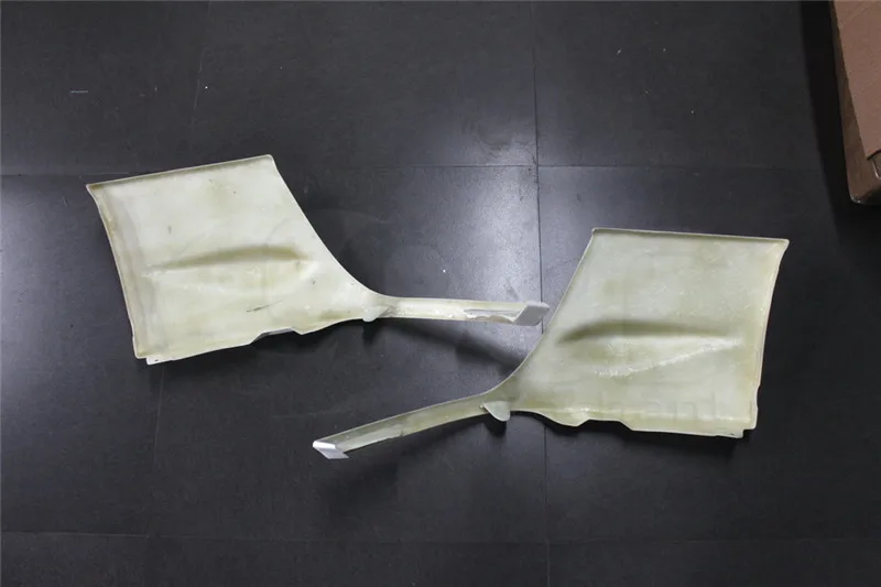 Автомобильный Стайлинг FRP стекловолокно передний бампер колпачки 2 шт подходит