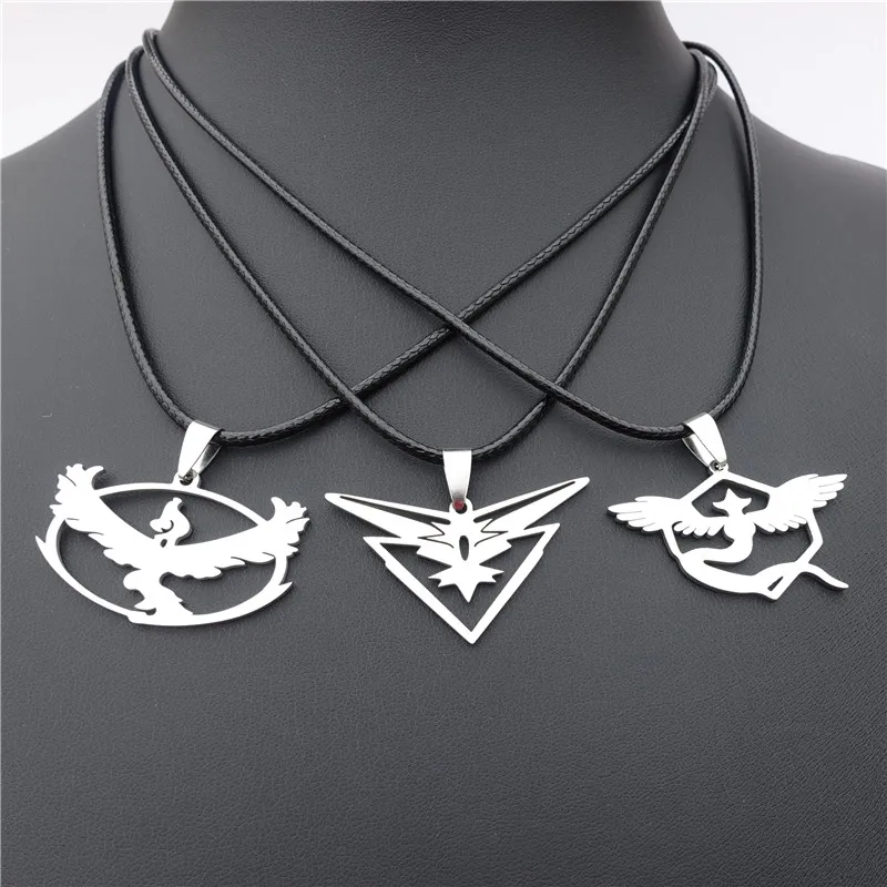 Ожерелье из нержавеющей стали с биркой Articuno металлическое ожерелье цепочкой для