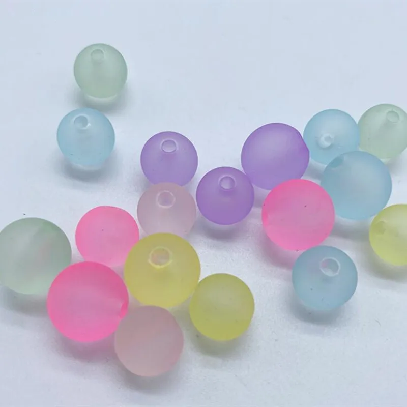 

Круглые разноцветные бусины из акриловой резины, 8/10/12 мм, фурнитура «сделай сам», подходят для изготовления ювелирных изделий, ожерелий, бра...