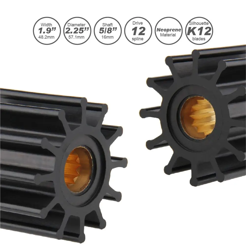 Лодочные детали и аксессуары для водяного насоса Johnson F6B-9 V8 подвесной мотор Volvo Penta