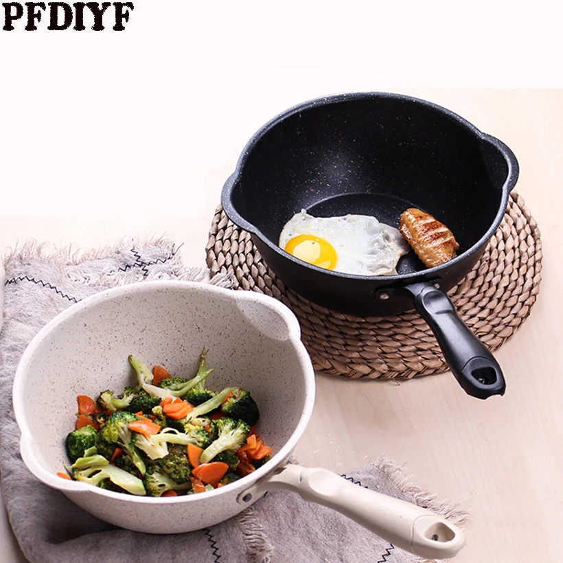 Горячая Распродажа неприлипающая Сковорода из медицинского камня бытовая