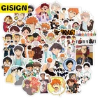 Стикеры Haikyuu для волейбола и автомобиля, мотоциклетные аниме наклейки с граффити для ноутбука, багажа, скейтборда, водонепроницаемые наклейки, 103050 шт.