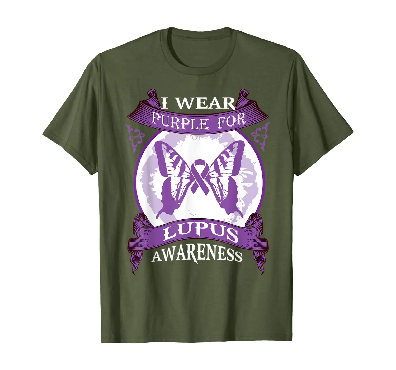 

I Wear Purple for Myself Lupus Awareness T-Shirt For Womens T-Shirt