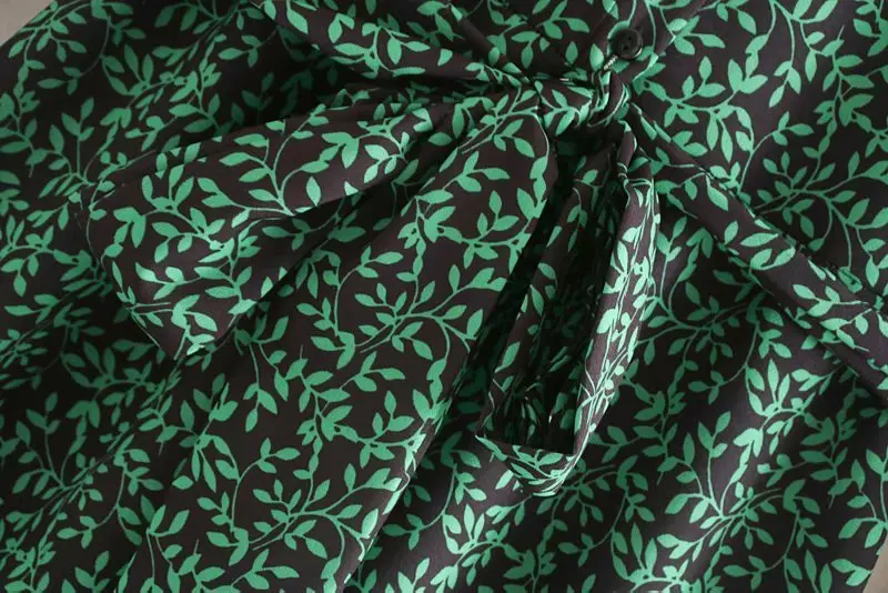 Популярное женское платье рубашка с принтом Старая Птица 55 9002 в европейском и