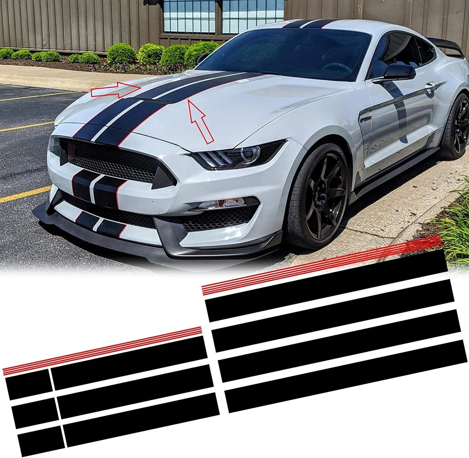 Для Xotic Tech винил JDM полоса Стикеры спортивный гоночный Графика наклейка отделкой