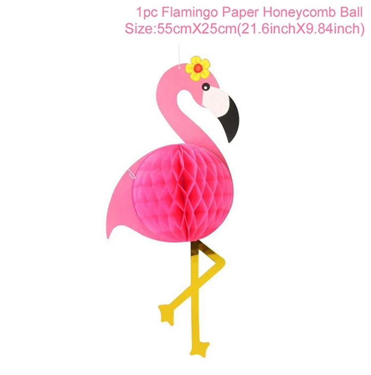 Photo Frame Pink Flamingo Party Decor Pineapple Girl 1st Birthday Party Babyshower Supplies Flamingo Wedding Happy Birthday Party Decor Kids - Цвет: Photo Frame