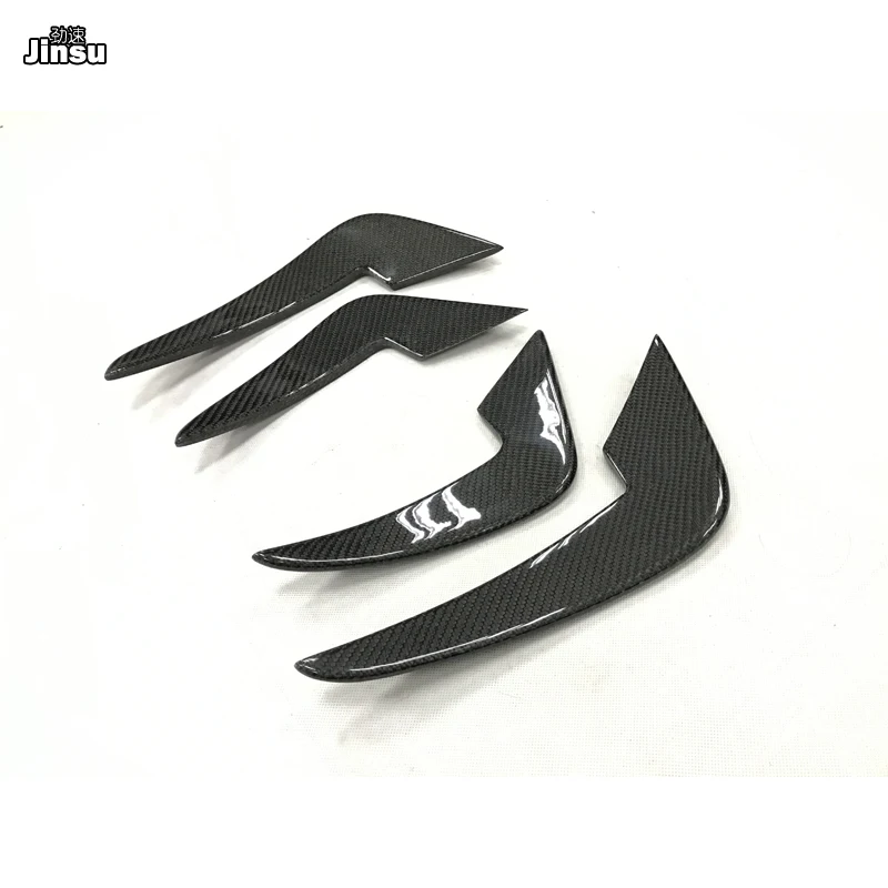 AC Стиль углеродное волокно передний разделитель губ крыло воздухозаборник для BMW