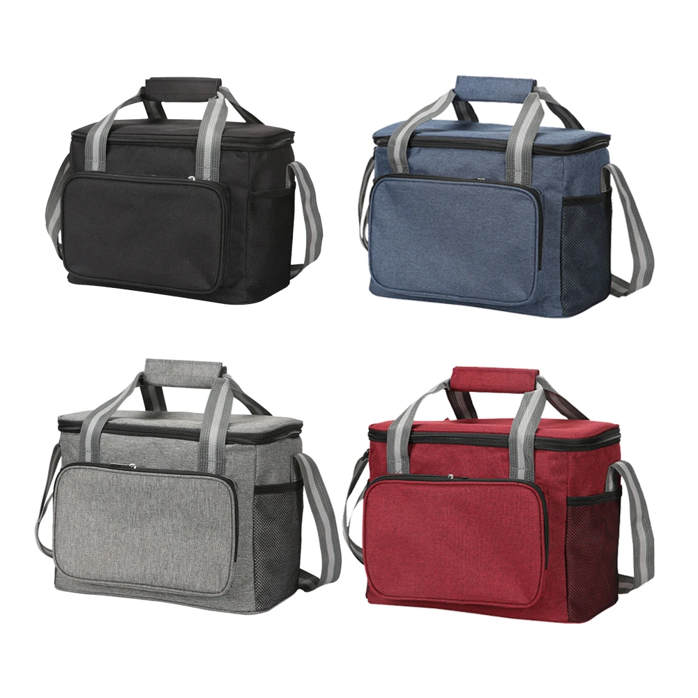 

Outdoor Picnic Oxford Cloth Insulation Bags Leak-Proof Portable Drink Food Cooler Bag Lunch Bento Thermal for Camping Hiking