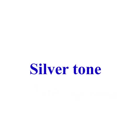 Silver color 100 шт. 3 лепестка Цветочная подвеска высокого качества металлические бусины золотого и серебряного цвета DIY принадлежности ювелирные изделия аксессуары - Цвет: Silver color
