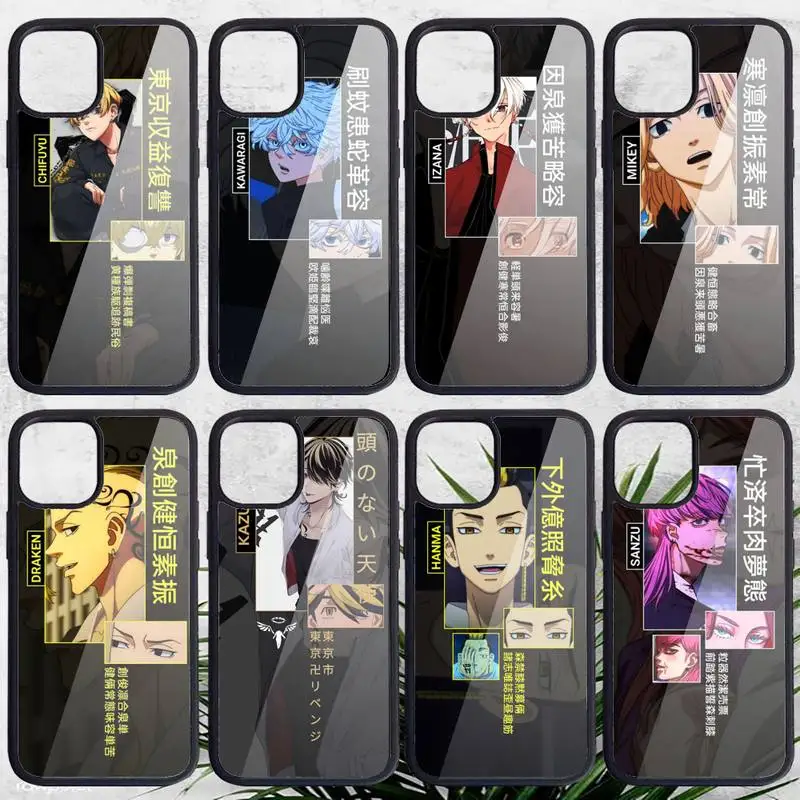

Tokyo Revengers anime Phone Case PC for iPhone 11 12 pro XS MAX 8 7 6 6S Plus X 5S SE 2020 XR
