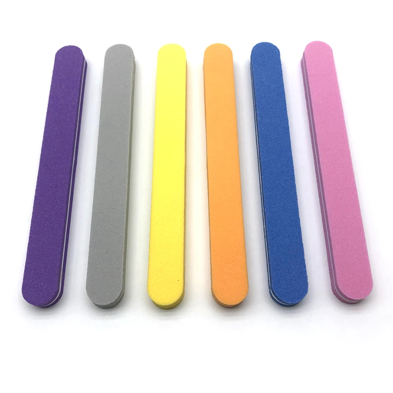 

5pcs Colorful Nail File 100/180 Nail Art Sanding Buffer Block Pedicure Manicure Buffing UV Gel Polish Tools Professional Vijl