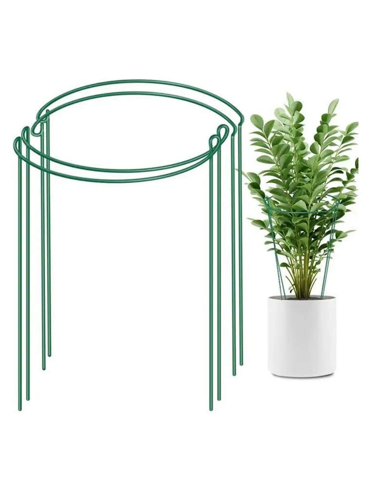 

2 шт., подставка для сада, полукруглая металлическая подставка для растений