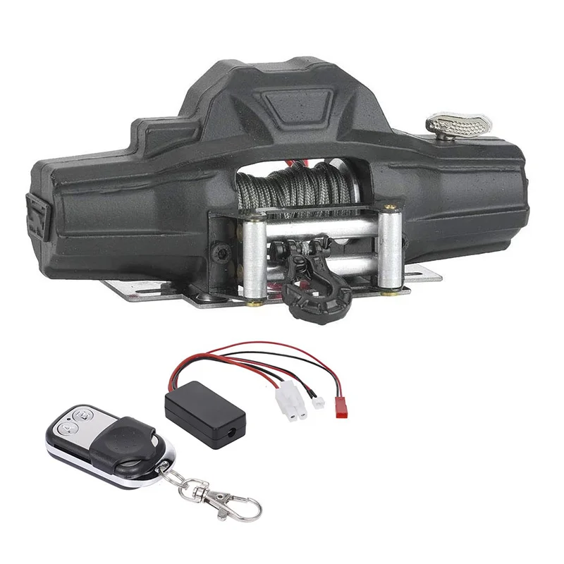 

RC Metal Automatic Double Motor Simulated Winch for 1/10 RC Crawler Car Axial SCX10 TRAXXAS TRX4 RC4WD D90 Tamiya CC01