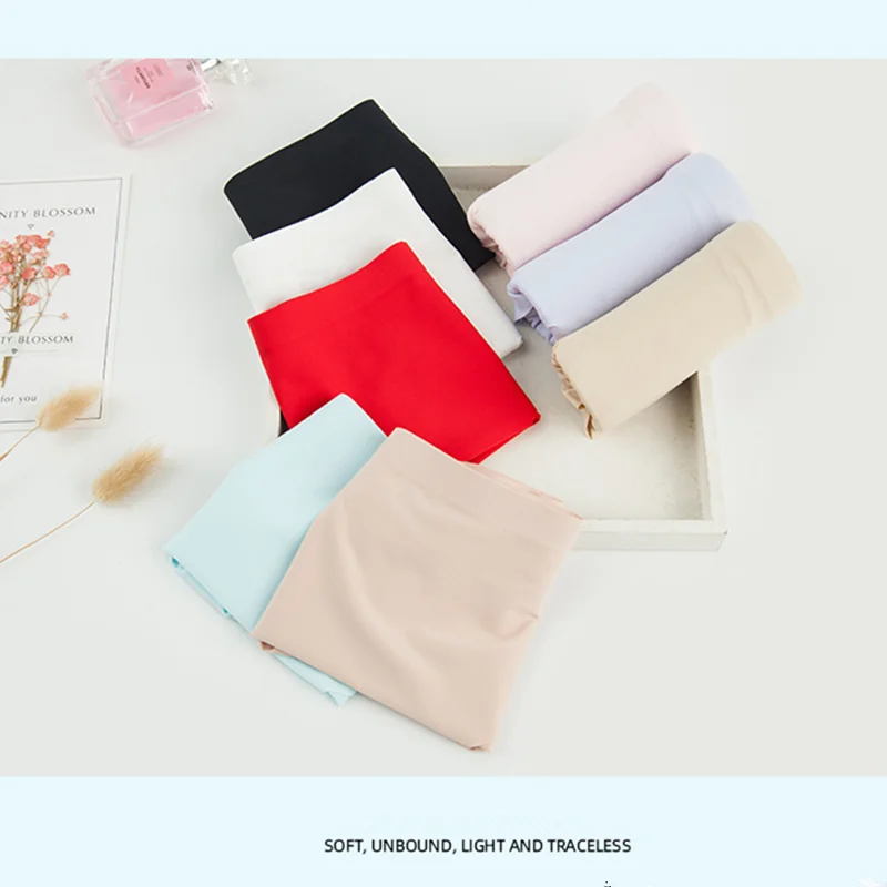 3 шт. женские бесшовные трусики со средней посадкой | Женская одежда