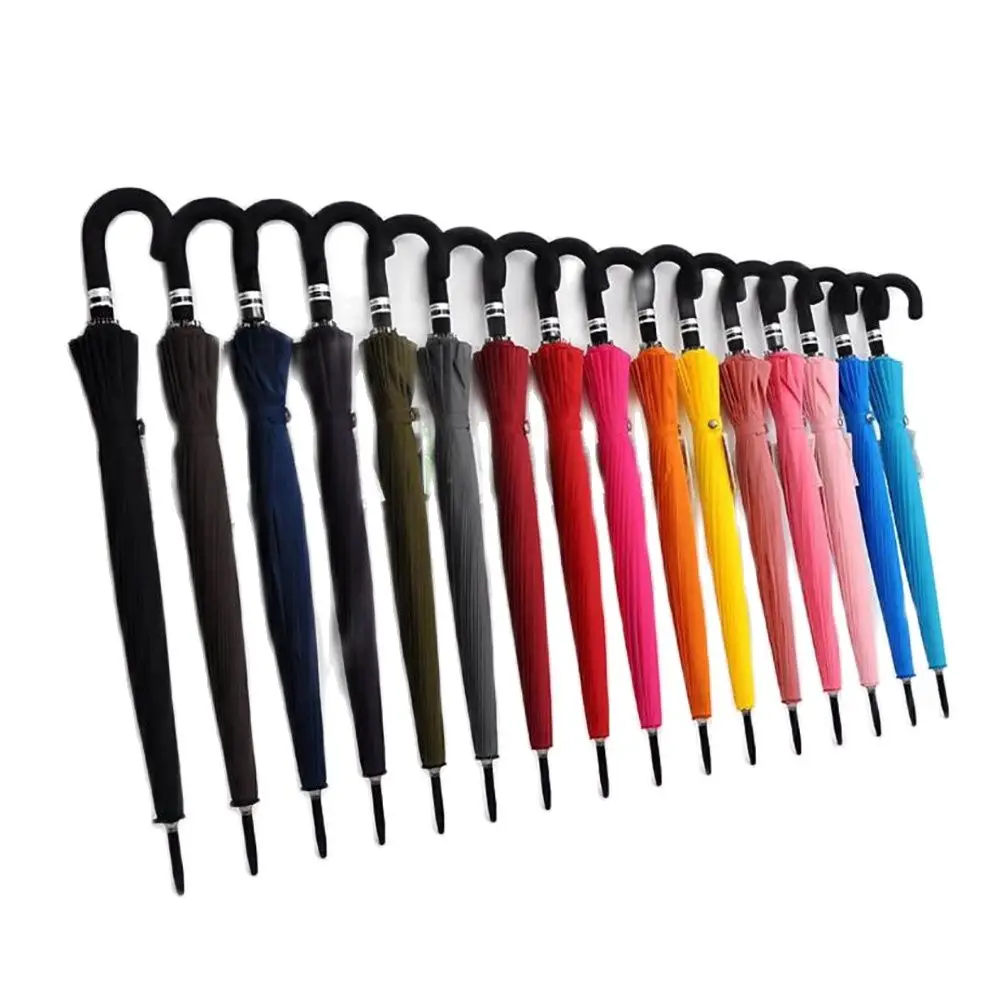 Зонт от солнца цветные зонты с длинной ручкой 24 ребра для гольфа прямой