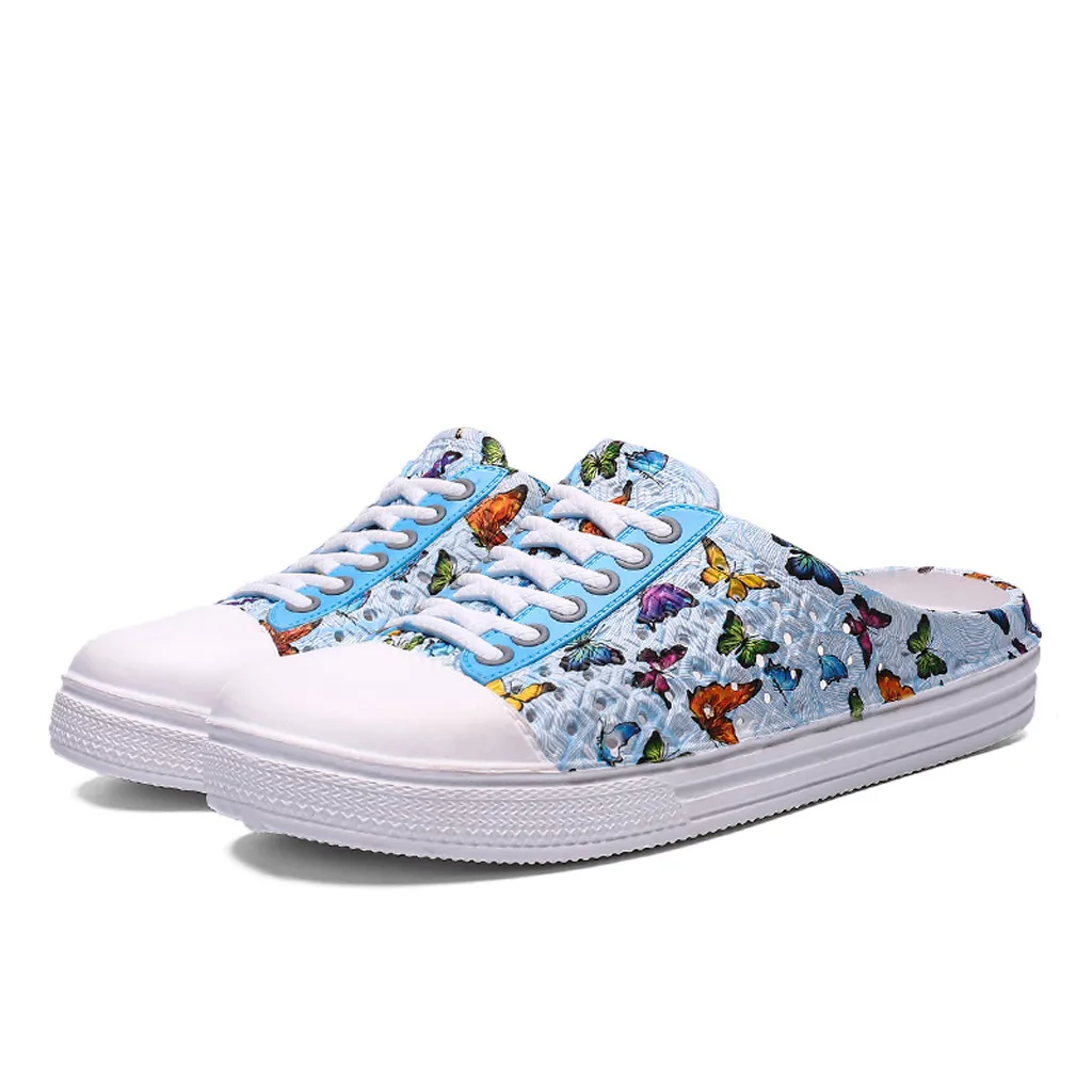 Женские пляжные шлепанцы летние домашние Повседневные Дышащие тапочки на