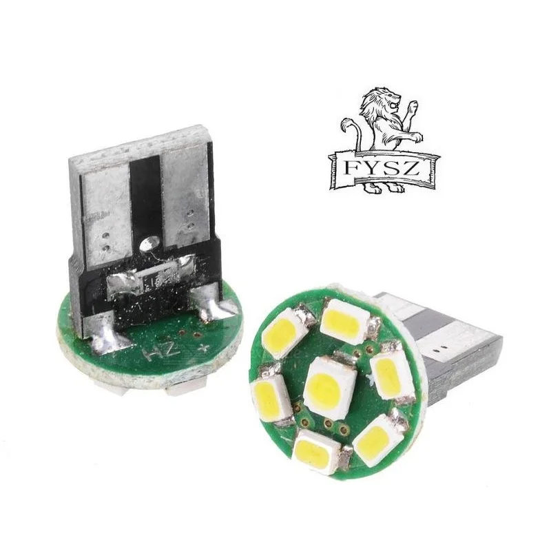 2 x T10 LED W5W 1206 4 5 W 7SMD автомобильная лампа для приборной панели автомобиля