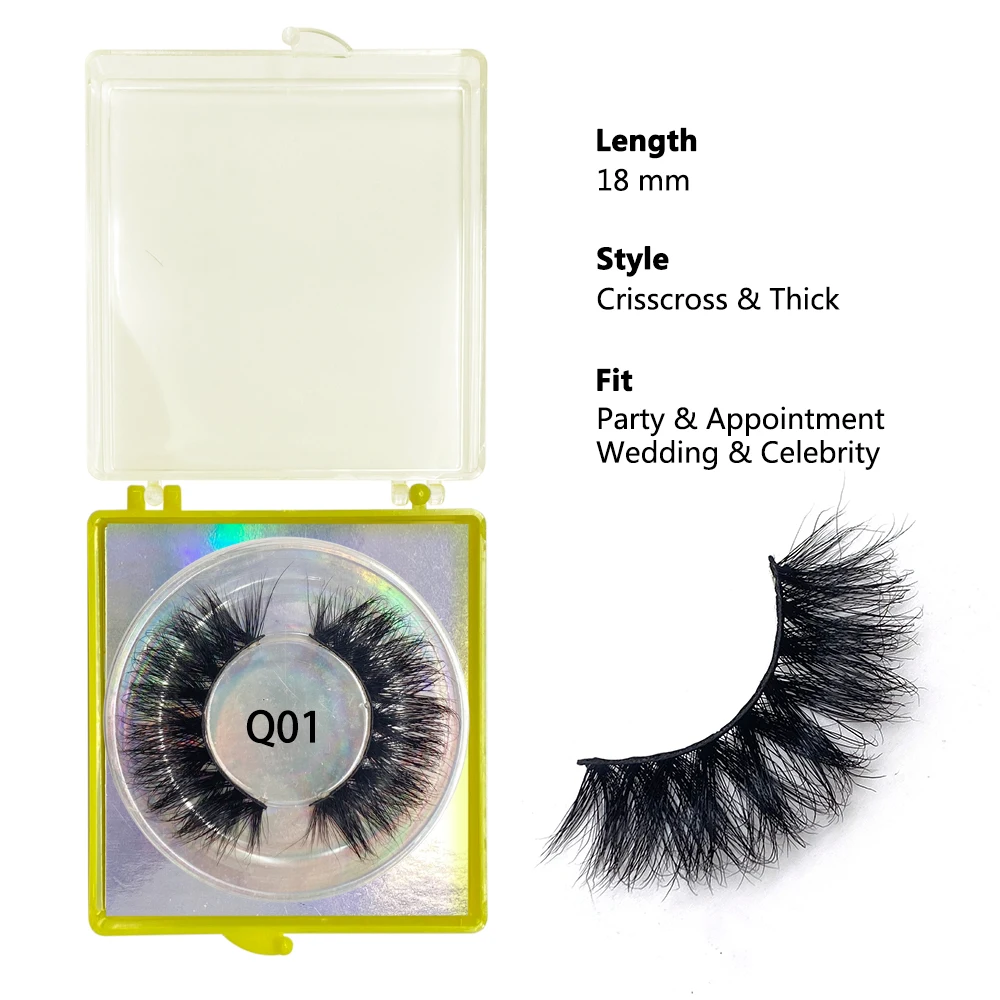 Ресницы из норки 6D для макияжа натуральные пушистые накладные ресницы