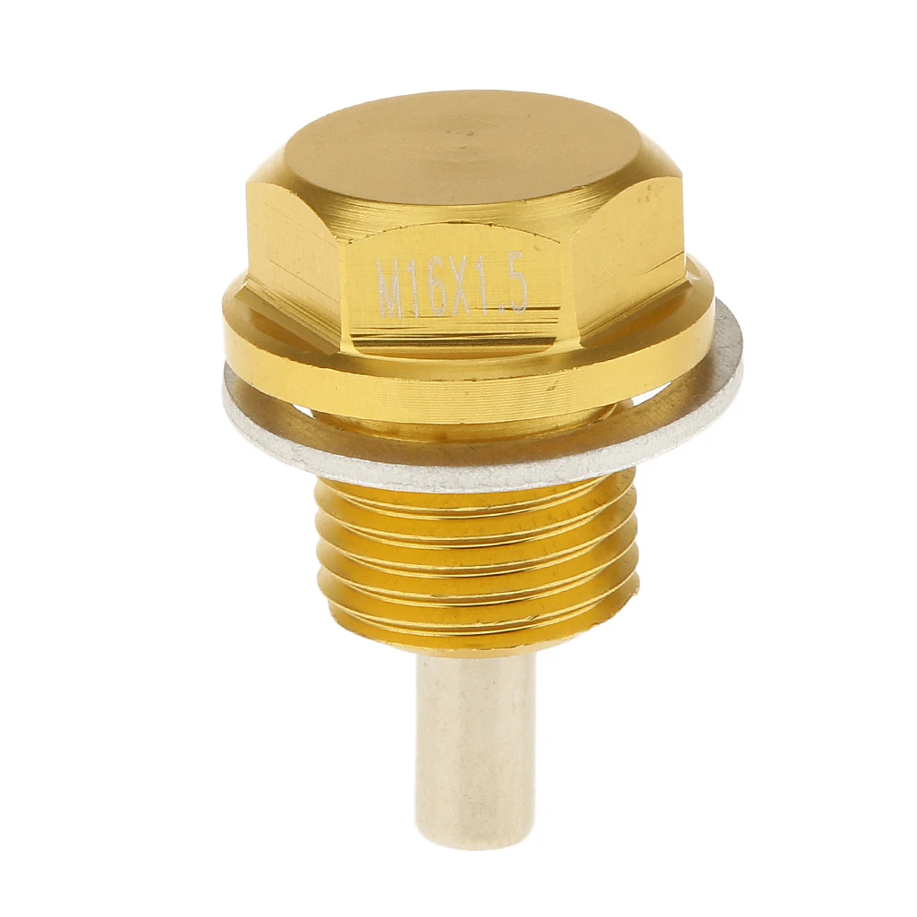 M16X1.5 Anodized Magnetic Engine Oil Pan/Transmission Drain Plug Blue | Автомобили и мотоциклы