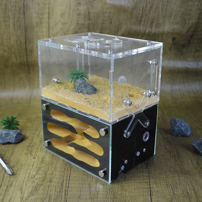 Имитирующий оригинальный экологический бетонный муравей гнездо питомца