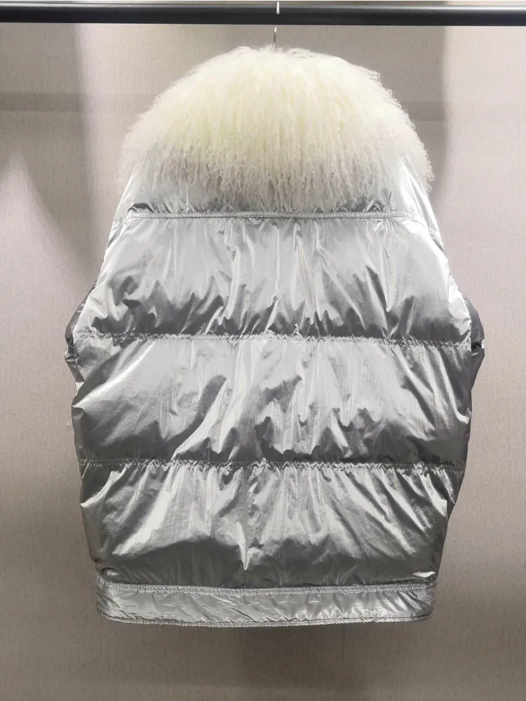 2019 зимняя женская куртка из натурального меха пальто Лисьего свободное короткое