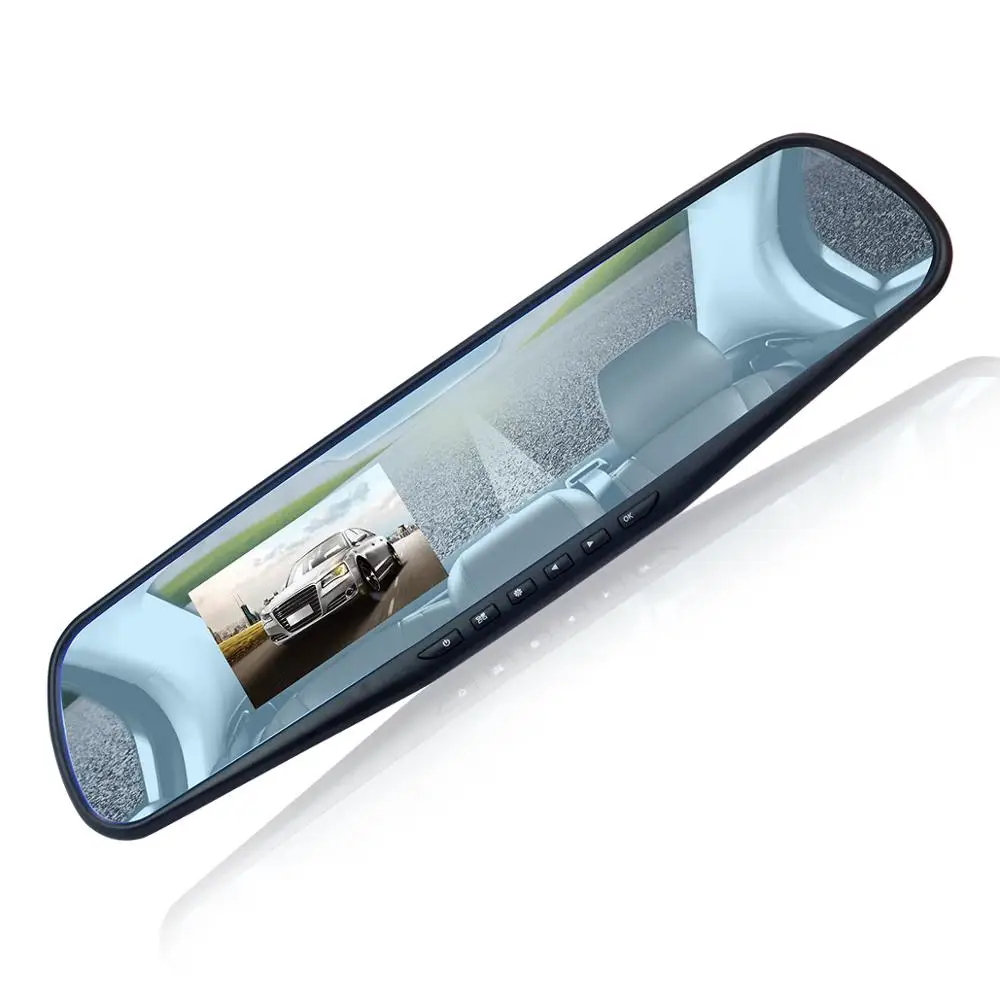 Dvr камера full HD видеорегистратор зеркало заднего вида Камера авто dvr voiture с sd картой
