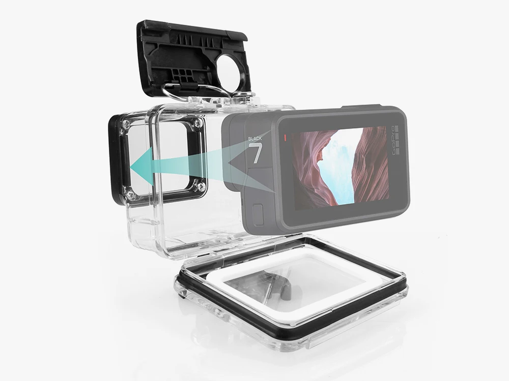 Vamson для Gopro Hero 7 6 5 Аксессуары Водонепроницаемый защитный корпус чехол для дайвинга 45 м защитный для Gopro Hero 6 5 камера VP630