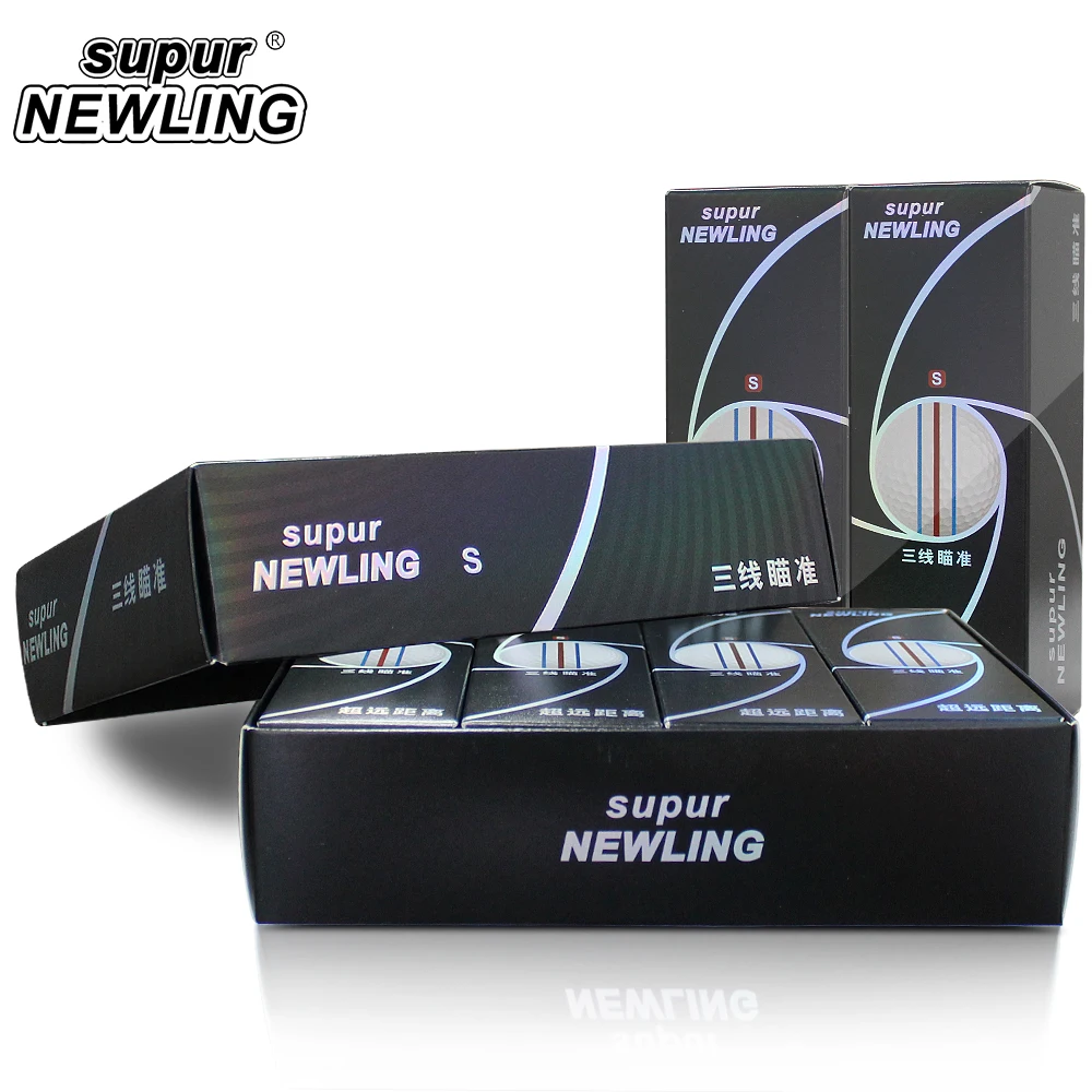 Трёхслойные мячи для игры в гольф Supur NEWLING 12 шт./кор.|Мячи гольфа| |