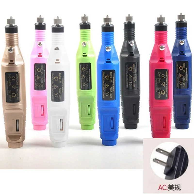 Ручка тип полировщик для ногтей прочный двойной Вибрационный Электрический