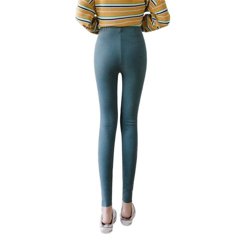 Новинка двухсторонние бархатные леггинсы мягкие и удобные узкие брюки с