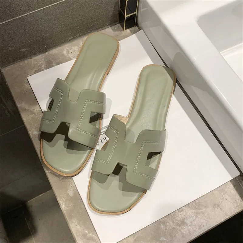 

Women Summer Flat Slippers Fashion Outdoor Casual Sandal Comfort Flip Flops Ladies Shoes Sandalias 2021