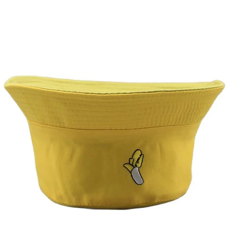 Панама Fisvds для мальчиков и девочек шляпа с банановым принтом желтая в стиле