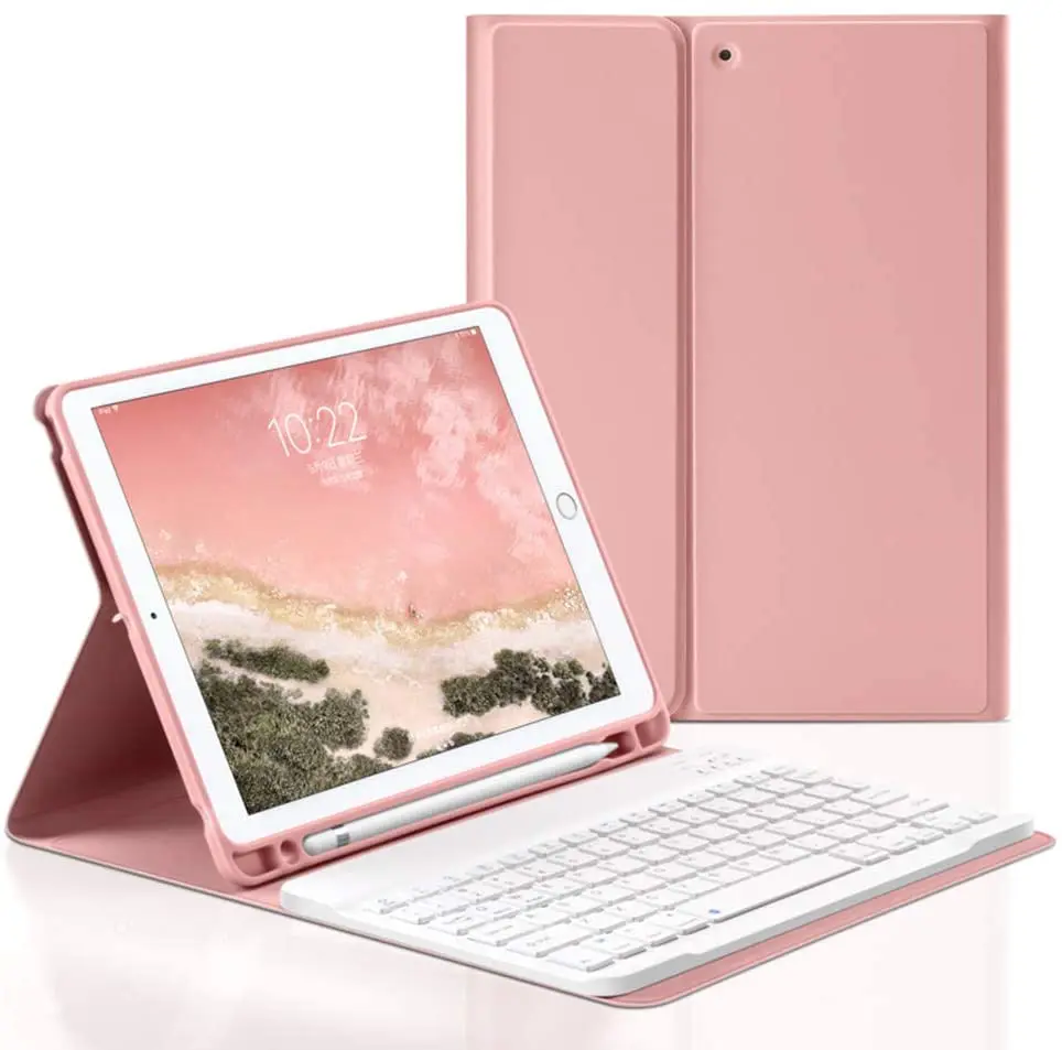 Клавиатура для ipad 10 2 Чехол W клавиатура iPad 7 го поколения чехол Air 3 5 mini 9 2017/2018