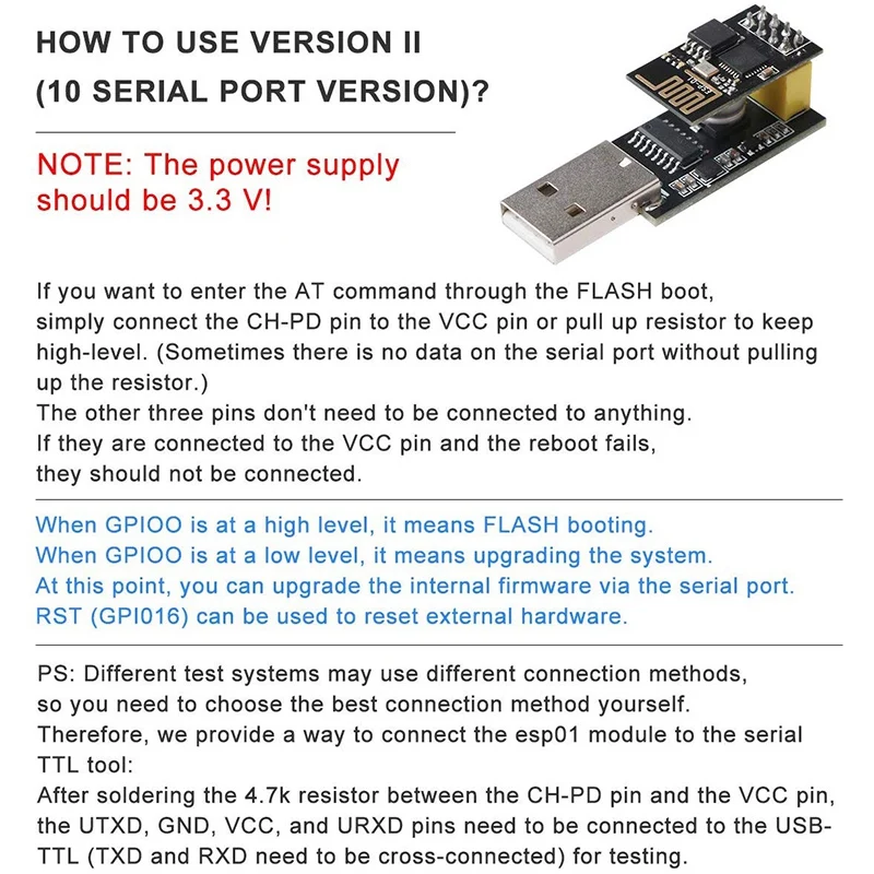 2 шт. ESP8266 ESP 01 Серийный беспроводной приемопередатчик WiFi модуль 1 МБ SPI флэш DC3.0 3.6V с
