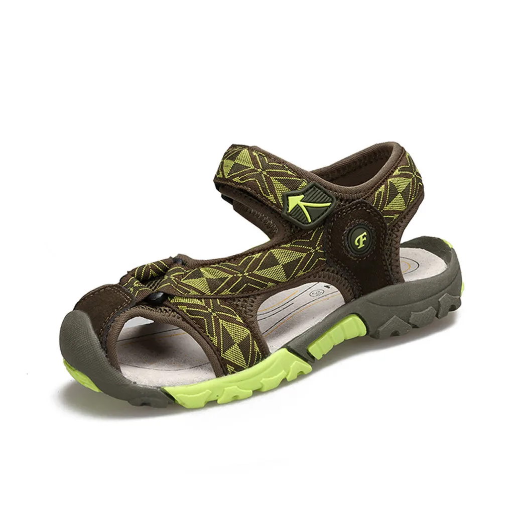 Детские сандалии для маленьких мальчиков Летние повседневные малышей дышащая