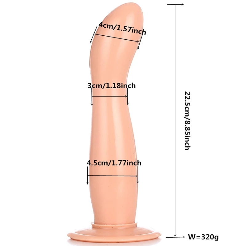 Баклажановая форма Анальная пробка на присоске фаллоимитатор Гладкий уютный