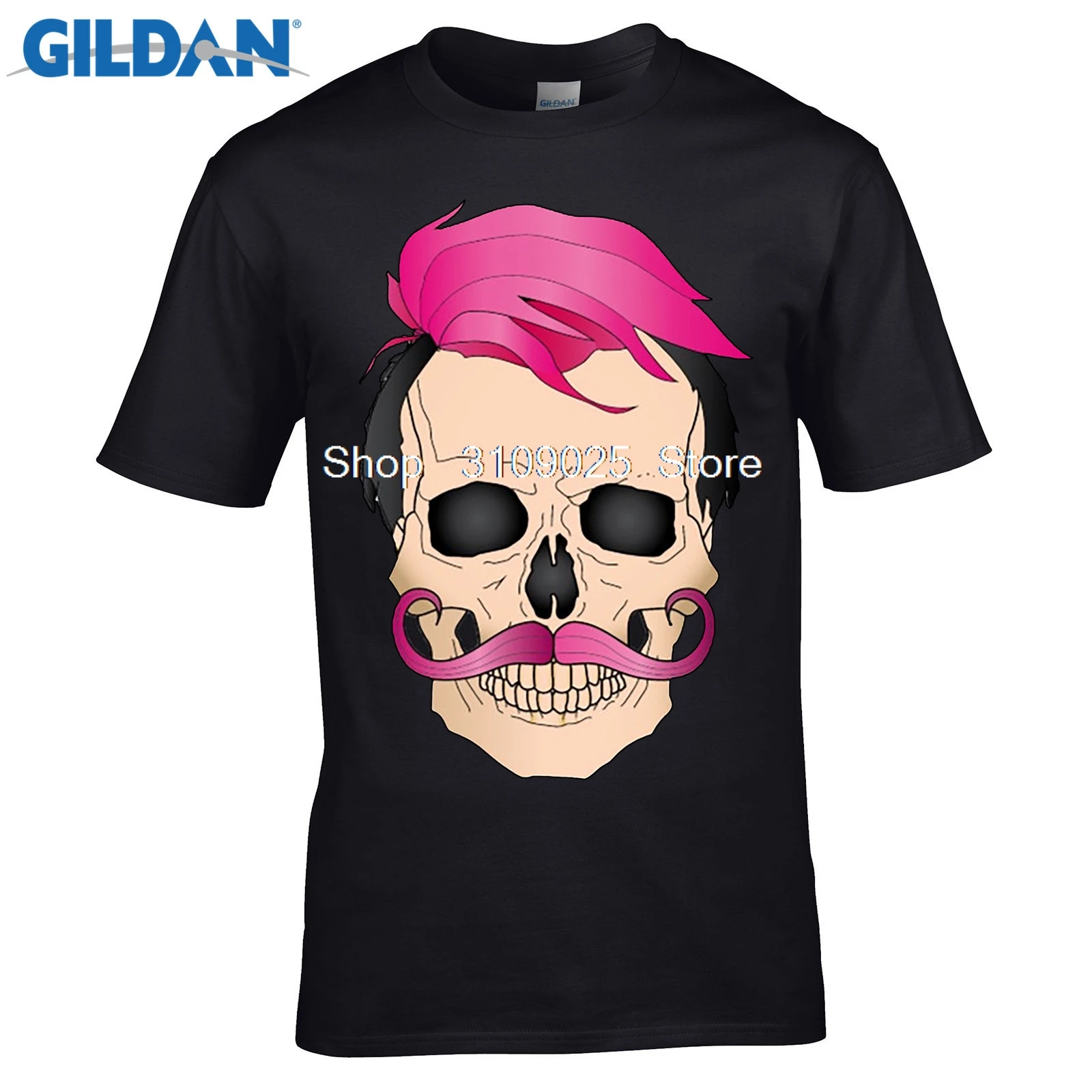 Забавная Мужская футболка warfskull markiplier череп дизайн мужские футболки топ с