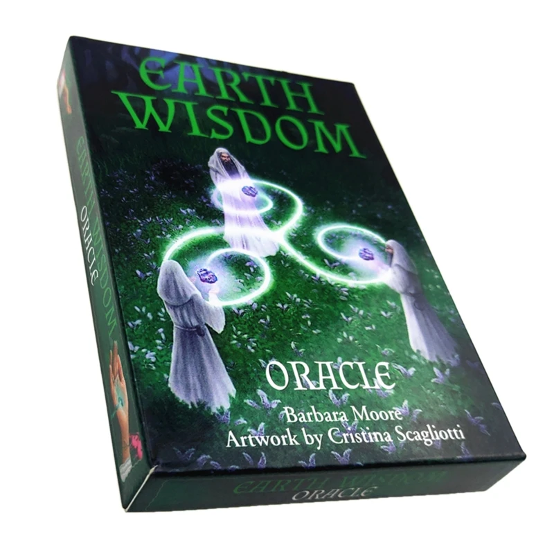 

Earth Wisdom Oracle Cards Full English 32 Cards Deck Tarot Mysterious Divination Family Party Board Game