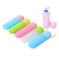 portable travel toothbrush toothpaste case cover holder for daily camping use toothbrush cup protect box cover storage container