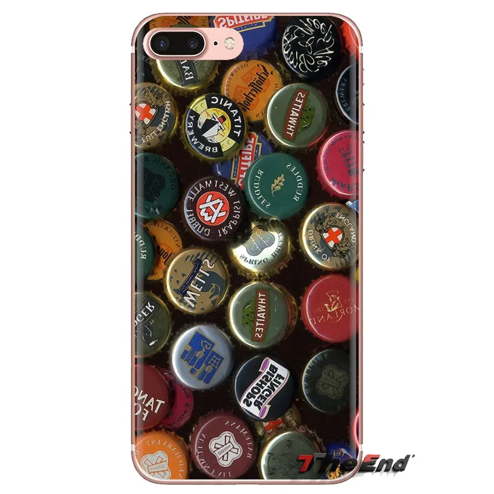 Многие крышки для пивных бутылок узор коллаж чехол телефона Samsung Galaxy J1 J2 J3 J4 J5 J6 J7 J8