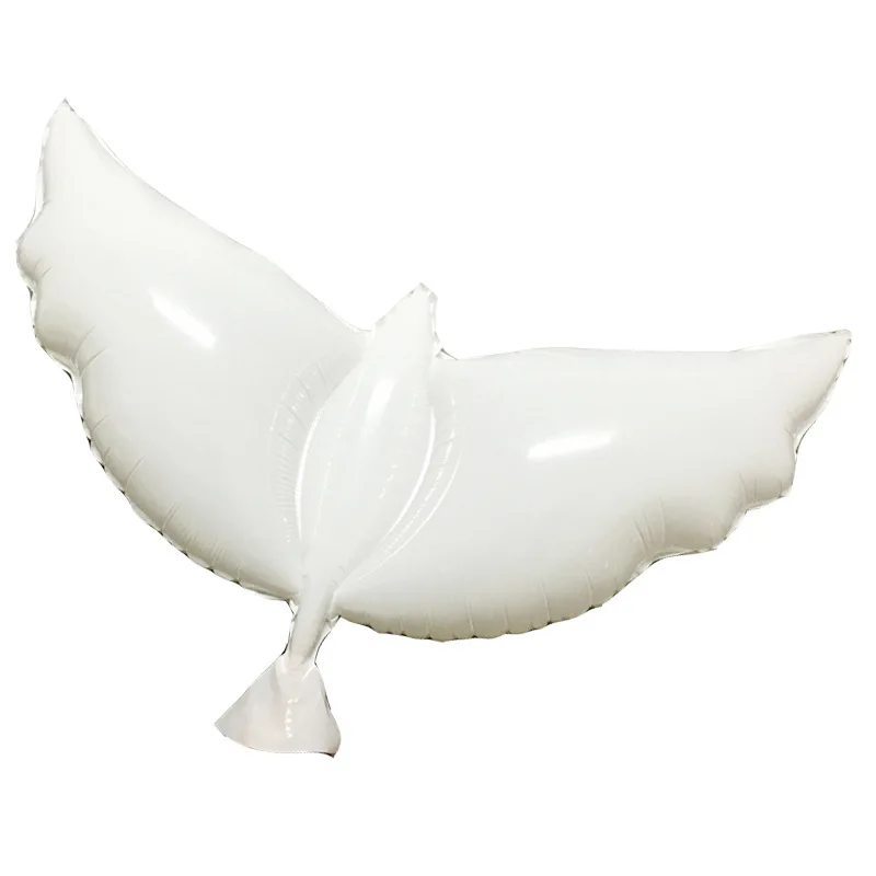 

White dove aluminum balloon wedding venue church wedding decoration peace white dove flying in the sky helium balloon